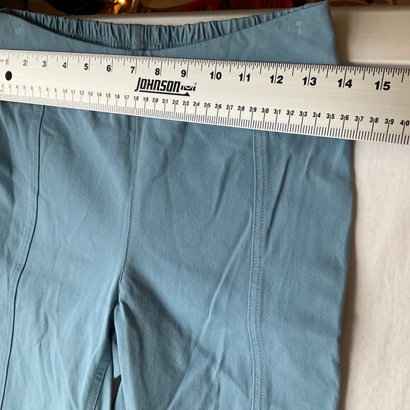 Issac Mizrahi Live! women Straight Leg Khaki Pants size 2, Light Blue - Picture 2 of 11
